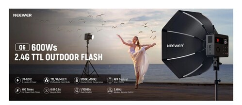 NEEWER Q6 600Ws Outdoor Studio Flash NEEWER Q6 600Ws Outdoor Studio Flash