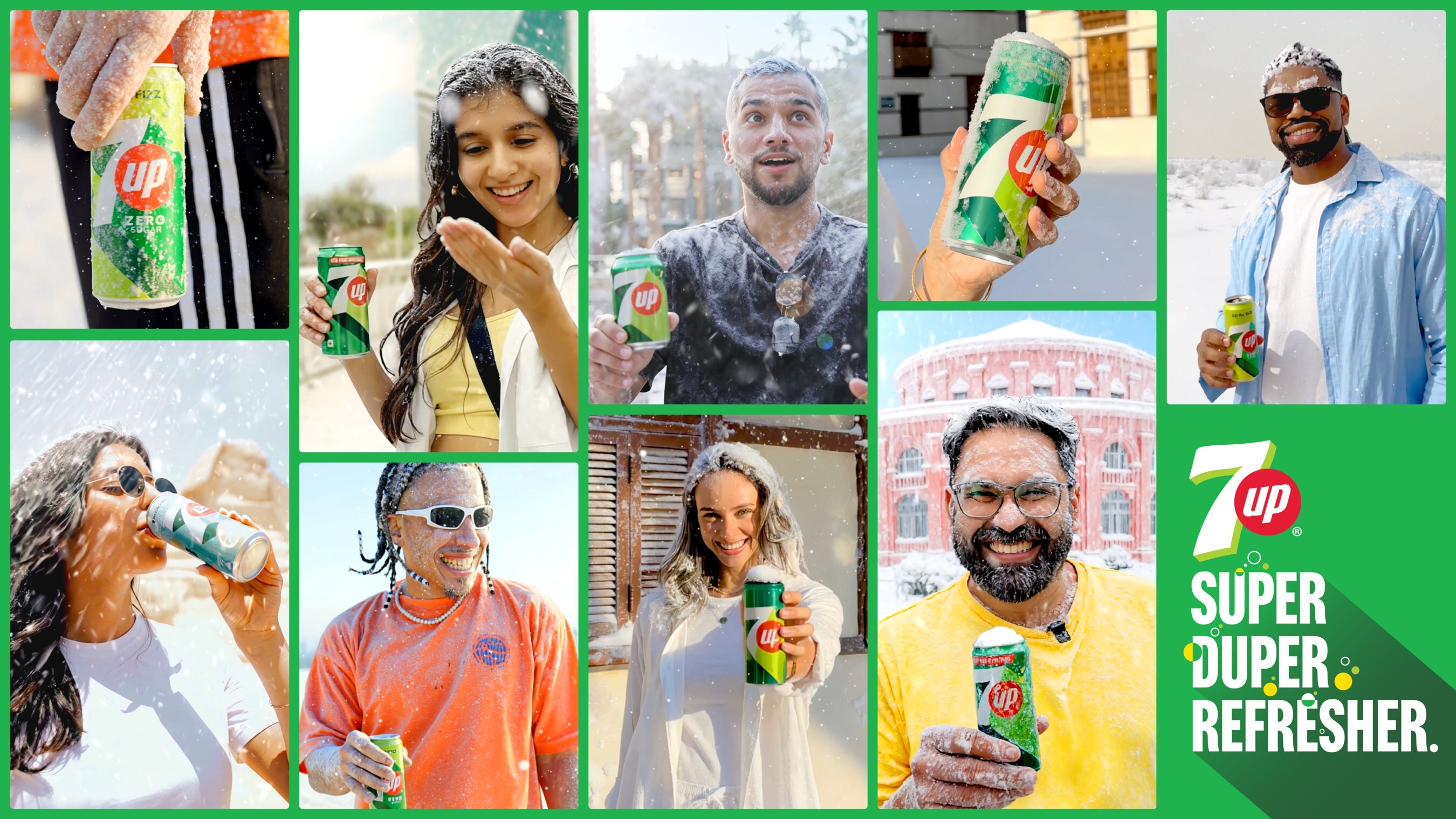 7UP® MAKES YOU FEEL SUPER DUPER REFRESHED TO BEAT THE SUMMER HEAT