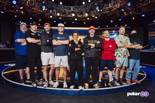 The 2025 WSOP Main Event final table is set! Watch a $10,000,000 world champion crowned live on PokerGO.com July 15-16.