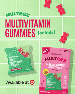 MULTEEZ™ Multivitamin Gummy Packs Make It 'EEZIER' Than Ever for Kids to Take Their Vitamins