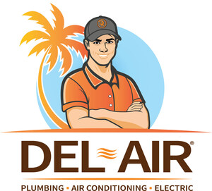 Del-Air Plumbing, Air Conditioning and Electric's modern branding ushers in "The New Del-Air"