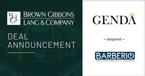 BGL Announces GENDA Inc. has Acquired Barberio Entertainment Company