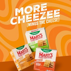 Mary's Gone Crackers Levels Up Its Cheezee Product Line with a New and Improved Formula, a Smoked Gouda Flavor and Fresh Packaging