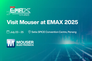 Mouser Brings Innovation and Insights to EMAX Asia 2025