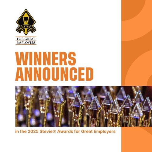 Winners in the 2025 (10th annual) Stevie® Awards for Great Employers were announced today. The awards recognize the world’s best employers and the human resources professionals, teams, achievements, and HR-related products and suppliers who help to create and drive great places to work. Winners in the 2025 (10th annual) Stevie® Awards for Great Employers were announced today. The awards recognize the world’s best employers and the human resources professionals, teams, achievements, and HR-related products and suppliers who help to create and drive great places to work.