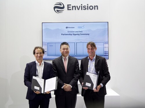 Envision Energy Partners with FERA to Advance 1GW Wind and 1.5GWh Energy Storage in Australia (PRNewsfoto/Envision Energy)