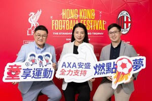 AXA安盛夥拍聖雅各福群會及香港明愛 送出逾百張利物浦球隊公開訓練門票予基層兒童及其家庭