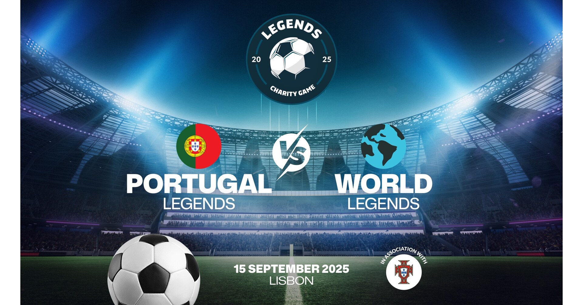 Le Legends Charity Game de Lisbonne permettra de r&eacute;colter des millions pour des &oelig;uvres caritatives