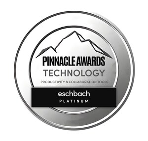Shiftconnector Artificial Manufacturing Intelligence by eschbach Wins Platinum Pinnacle Technology Award