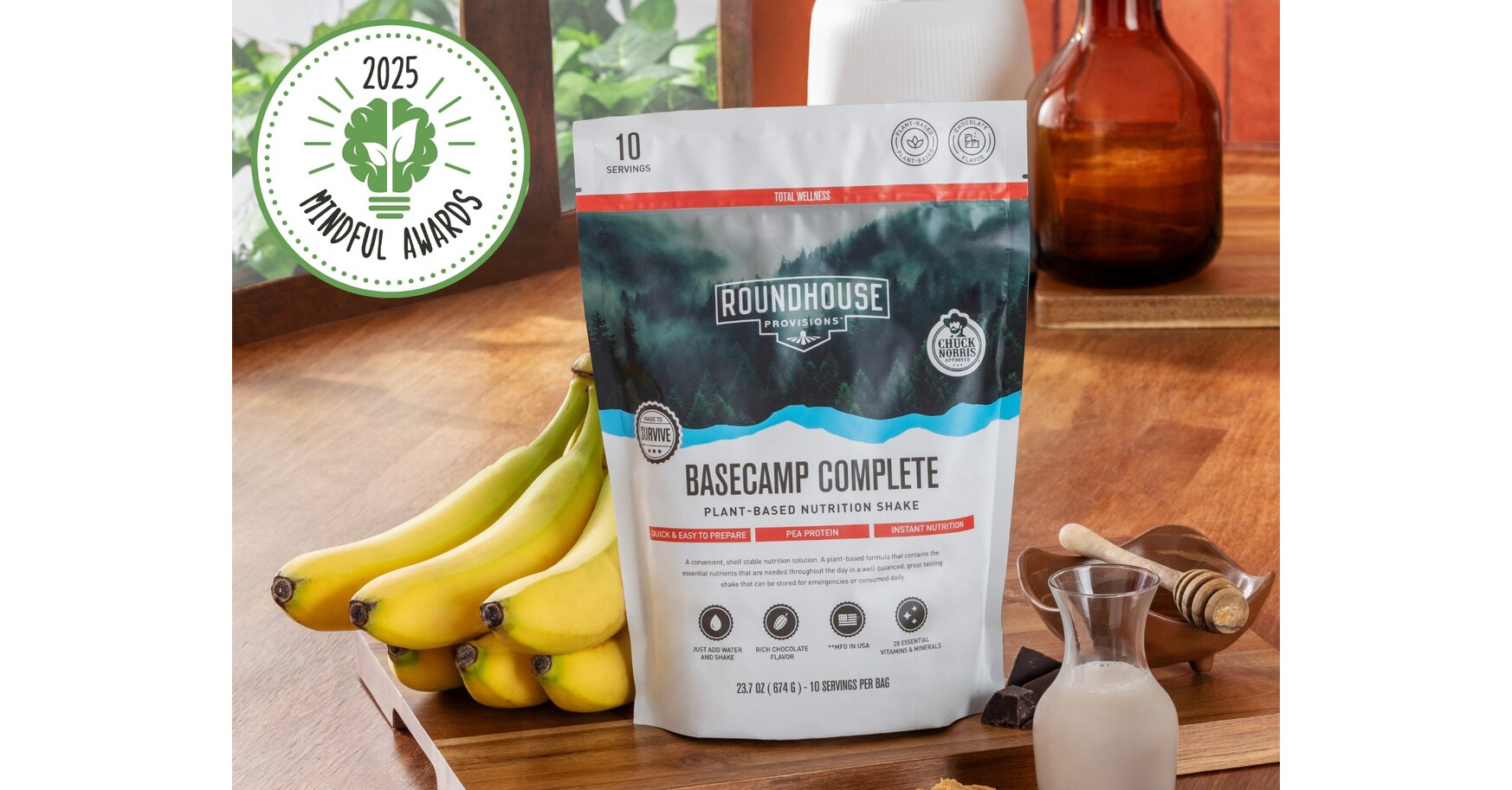 Roundhouse Provisions Basecamp Complete Wins Meal Replacement Product of the Year at 2025 Mindful Awards