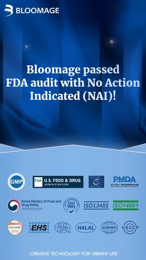 Bloomage Achieves FDA GMP Audit with Zero-Deficiency, Reinforcing Global Trust