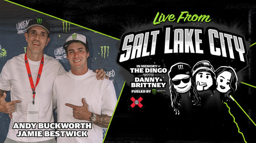 Monster Energy’s UNLEASHED Podcast Welcomes BMX Athletes Jamie Bestwick and Andy Buckworth on Special Live Episode at X Games Salt Lake City 2025