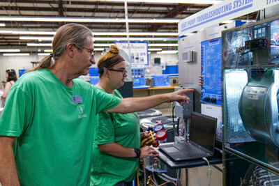 Ivy Tech Community College in Indianapolis is receiving its second Gable Grant to launch a new Building and Property Maintenance Technician program and enhance its HVAC training. (PRNewsfoto/Lowe’s Foundation)