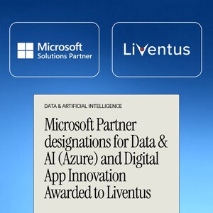Chicago-Based Enterprise Tech Firm, Liventus, Achieves Microsoft's Data &amp; AI Designation
