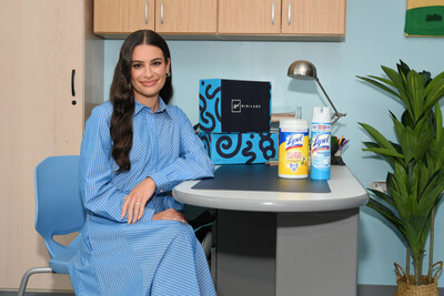 Lea Michele returns to the classroom to help families protect against the spread of illness-causing germs with Lysol Disinfecting Wipes and Lysol Disinfectant Spray.