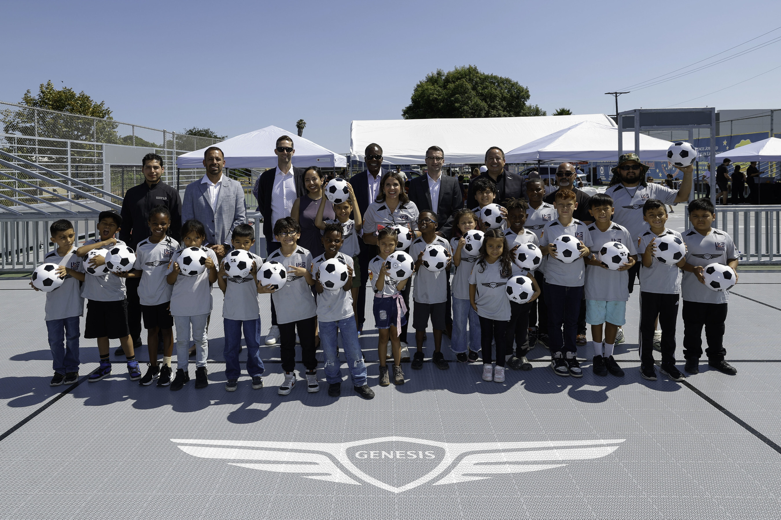 GENESIS, U.S. SOCCER FOUNDATION, AND MLS PLAYERS ASSOCIATION OPEN TWO NEW MINI-PITCHES IN SOUTHERN CALIFORNIA