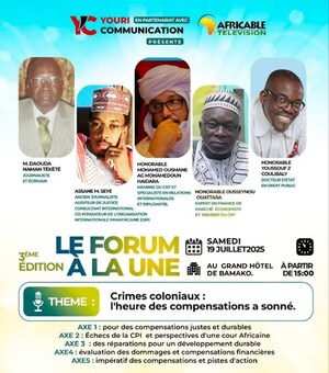 Bamako Roundtable Outlines Framework for Colonial Reparations, Citing ICC Ineffectiveness