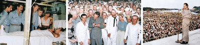 Bob Hope and his 'gypsies" visited and entertained America's troops throughout the world in World War II.