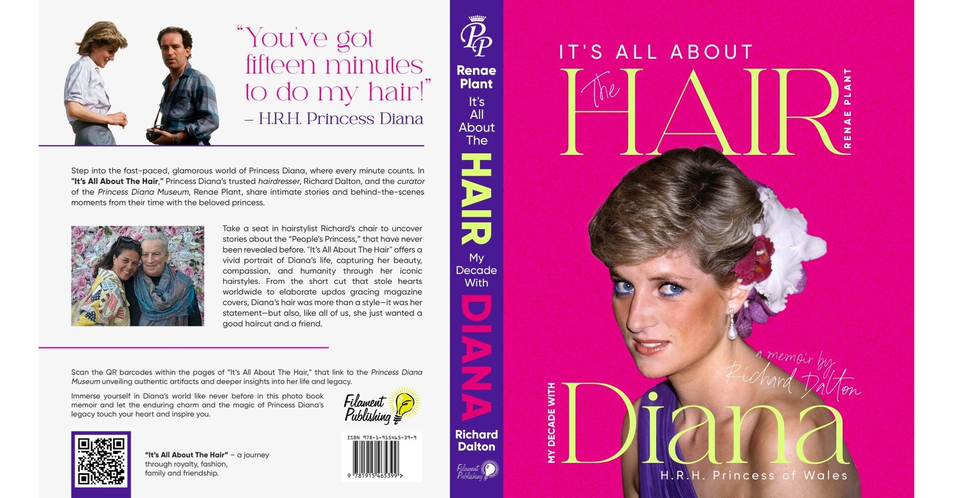 Step Into Royal History: An Exclusive Afternoon with Princess Dianas Personal Hairdresser, Richard Dalton and The Princess Diana Museum Founder, Renae Plant to Celebrate Dianas Life And Legacy On The 28th Anniversary Of Her Passing