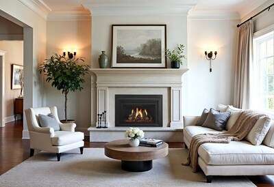 The Heat & Glo SupremeX gas insert delivers the authentic look of a wood fire without the hassle.