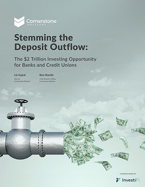 Deposit Displacement Killing Banks and Credit Unions, New Cornerstone Advisors Research Finds