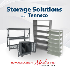 Madison Liquidators Expands Storage Line with Tennsco Solutions--From Wire Shelving to High‑Capacity Charging Cabinets