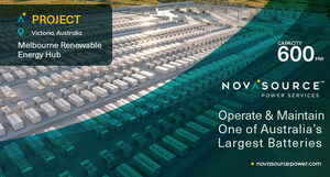 NovaSource Power Services Named O&M Partner for Landmark Melbourne Renewable Energy Hub in Australia