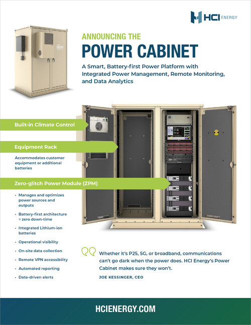 Details about HCI Energy's Power Cabinet