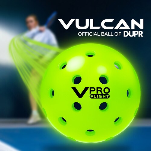 Vulcan V-PRO FLIGHT Named Official Ball of DUPR