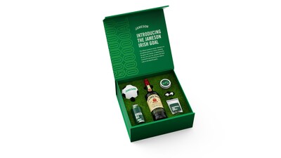 Jameson is ready to make all 90 minutes smoother with the debut of the Jameson Irish Goal Soccer Cocktail Kit, a limited-edition, all-in-one ticket to stirring, pouring and scoring big.