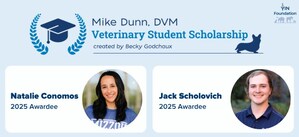 VIN Foundation Announces the Second Annual Awardees of the Mike Dunn, DVM Veterinary Student Scholarship Created by Becky Godchaux