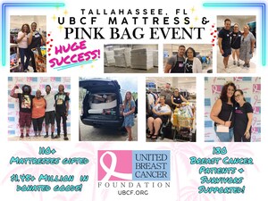 United Breast Cancer Foundation Expands Support in the Southeast with Major Mattress & Pink Bag Event in Tallahassee, FL