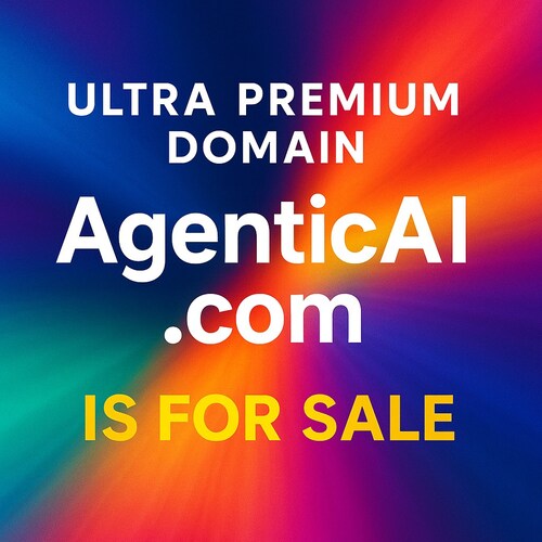 Ultra Premium Domain Name AgenticAI.com for Sale Ultra Premium Domain Name AgenticAI.com for Sale