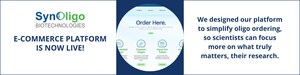Synoligo Biotechnologies Launches Cutting-Edge E-commerce Platform for Oligonucleotide Synthesis, Empowering Researchers with Streamlined Access