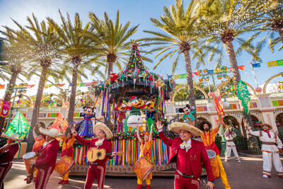 Holidays at the Disneyland Resort – Disney ¡Viva Navidad! Street Party 
Taking place on select days during the Disney Festival of Holidays Nov. 14, 2025-Jan. 7, 2026 , Disney  ¡Viva Navidad! street party at Disney California Adventure Park in Anaheim, Calif., is a joyous celebration with Mexican folklórico dancers and mariachis, Brazilian samba dancers and percussionists, Disney characters and more. (Sean Teegarden/Disneyland Resort)