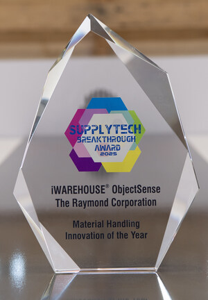 THE RAYMOND CORPORATION'S iWAREHOUSE® OBJECTSENSE NAMED SUPPLYTECH BREAKTHROUGH'S 2025 "MATERIAL HANDLING INNOVATION OF THE YEAR"