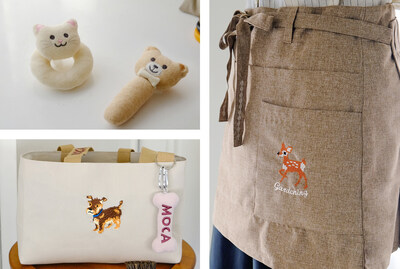 Examples of embroidery and sewing projects made on the Janome Memory Craft 1000 and Memory Craft 100E