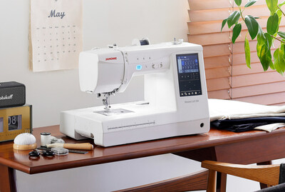 The Janome Memory Craft 1000 in a home.