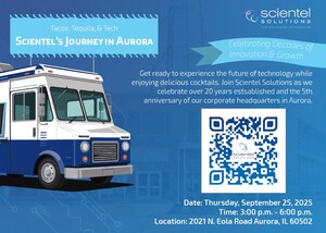 Scientel Solutions Celebrates Anniversary at Its Global Headquarters with "Tacos, Tequila & Technology" Event
