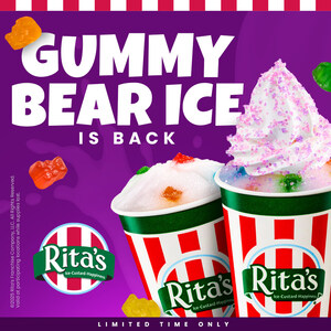 Rita's Iconic Gummy Bear Italian Ice Returns with a Sparkly New Sidekick