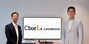 長橋集團攜手 Cboe 擴展全球指數服務，提升投資者對關鍵市場數據的獲取能力