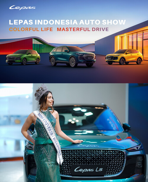 LEPAS Adds Color to the Indonesia International Auto Show in Jakarta (PRNewsfoto/Chery Group)
