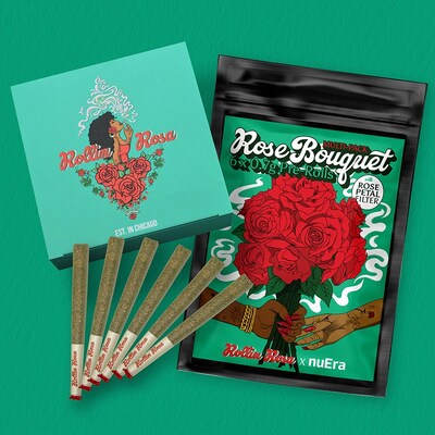 rose様 エンハンシングビバシティ レフィル 2本セット nuEra x Rollin Rosa Launch Rose Petal Filter Pre-Roll Multi-Pack