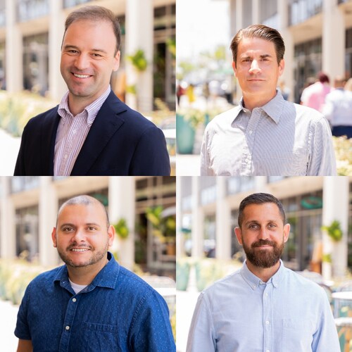 Think Together welcomes four new leaders to its growing Impact Portfolio team: (Clockwise from top left) Derek Lasher as Senior Vice President of Product; Anthony Monahan, Vice President of Product Design; Billy Cruz, Vice President of Software Engineering; and Johnny Santos, Chief of Staff. Think Together welcomes four new leaders to its growing Impact Portfolio team: (Clockwise from top left) Derek Lasher as Senior Vice President of Product; Anthony Monahan, Vice President of Product Design; Billy Cruz, Vice President of Software Engineering; and Johnny Santos, Chief of Staff.