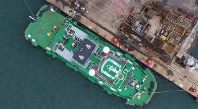 Envision Energy Powers the World’s First Green Marine Ammonia Bunkering (PRNewsfoto/Envision Energy)