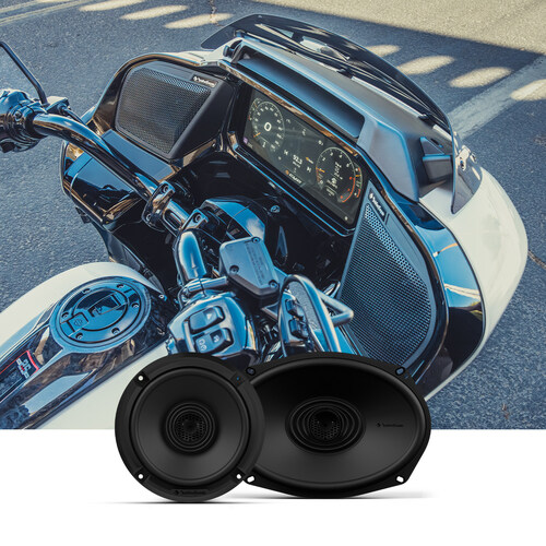 Next Generation TMS Direct Replacement Aftermarket Motorcycle Speakers by Rockford Fosgate®, Now Shipping.