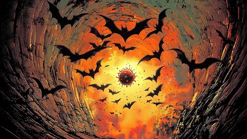 BATCAVE stands for Benchmark for Activation of T cells with Cross-reactive AVidity for Epitopes, and BATMAN for Bayesian inference of Activation of TCR by Mutant ANtigens. AI-generated image: Midjourney