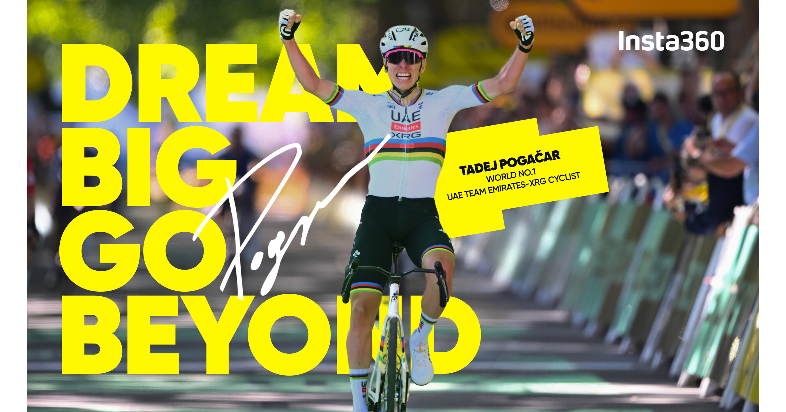 Inside the Race: Team Insta360 Partners with UAE Team Emirates‑XRG