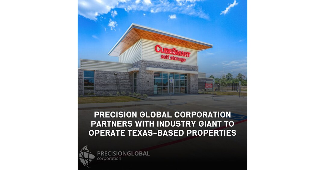 Precision Global Corporation Partners with CubeSmart to Manage Four Strategic Storage Facilities Across Texas