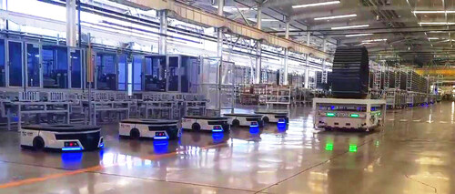 ANTS & heavy-duty robots are operating on-site. ANTS & heavy-duty robots are operating on-site.